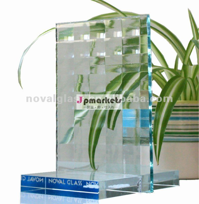高品質noval4-6mm、 8mm、 10mm、 12mmhishicross透明な模様のガラス問屋・仕入れ・卸・卸売り