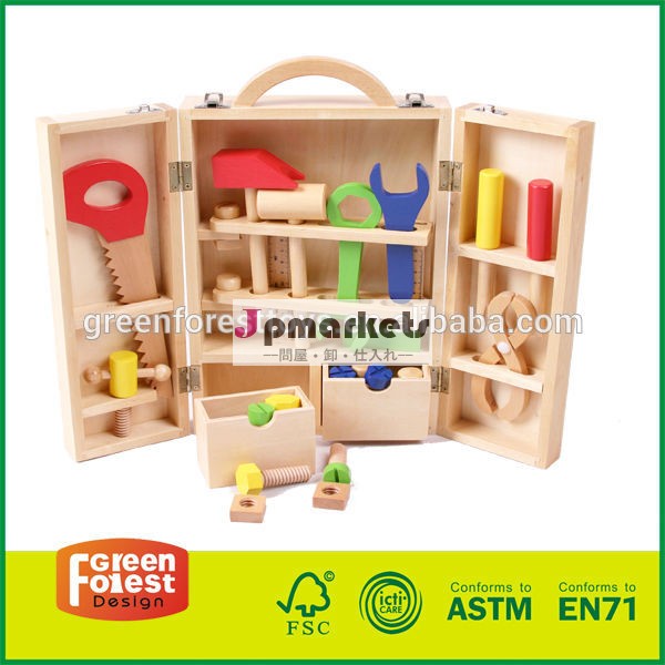 エコ- フレンドリーな大工セットは子供のためのおもちゃ木製問屋・仕入れ・卸・卸売り