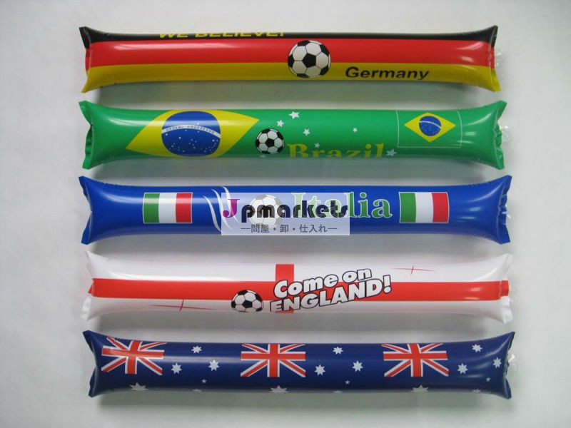 サッカーの応援スティック、 の応援スティック率いる泡( wz6556)問屋・仕入れ・卸・卸売り