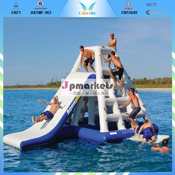 Outdoor Popular Giant Inflatable Floating Water Slide問屋・仕入れ・卸・卸売り