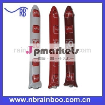 安いpeプリント売れ筋パスen71-1-2-3ロケットの形状インフレータブルバルーンスティック拍子木promotionabma207広告のための問屋・仕入れ・卸・卸売り