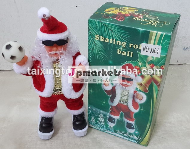 最高の販売2014年電気スケートおもちゃ子供のクリスマスプレゼントにスピンボールサンタクロース問屋・仕入れ・卸・卸売り