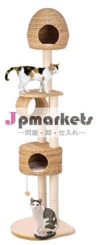 新しい到着の猫ハンモック2015デラックスサイザル麻卸売豪華な木製の猫の木問屋・仕入れ・卸・卸売り