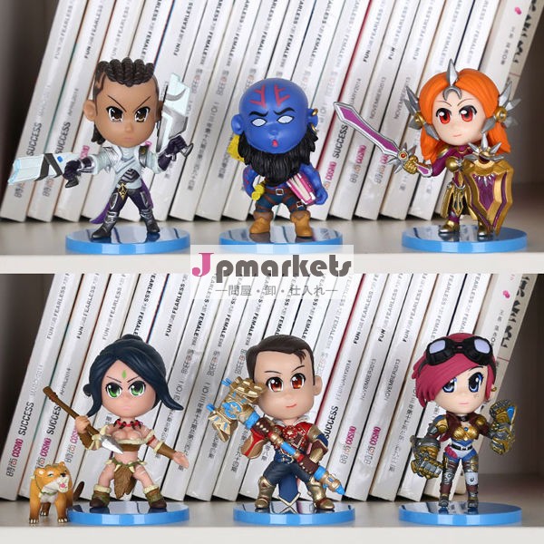 最高品質のカスタムのリーグ伝説pvc塗装済み完成品; ゲームのフィギュア問屋・仕入れ・卸・卸売り