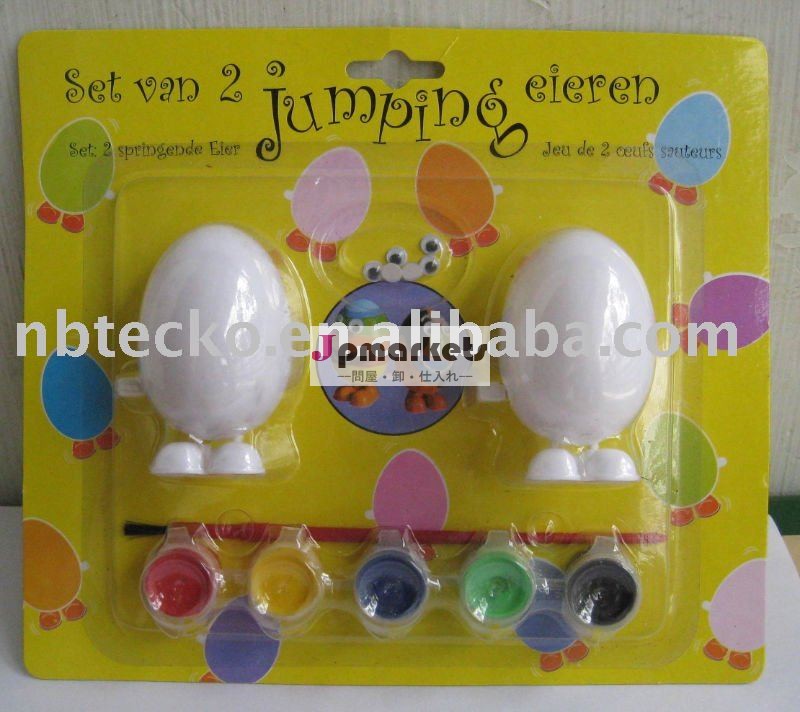 色のペンキの/eggのペンキセットが付いている卵/跳躍の卵を終わらせなさい問屋・仕入れ・卸・卸売り