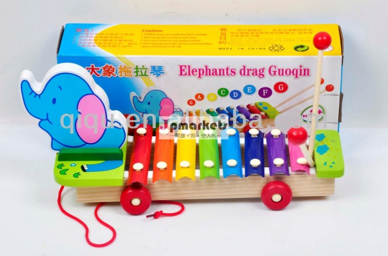 象の動物木製ハンドノック木琴おもちゃ音楽問屋・仕入れ・卸・卸売り