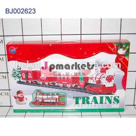 最高のクリスマス子供のスロットへの本赤い電車面白いプラスチック喫煙電車問屋・仕入れ・卸・卸売り
