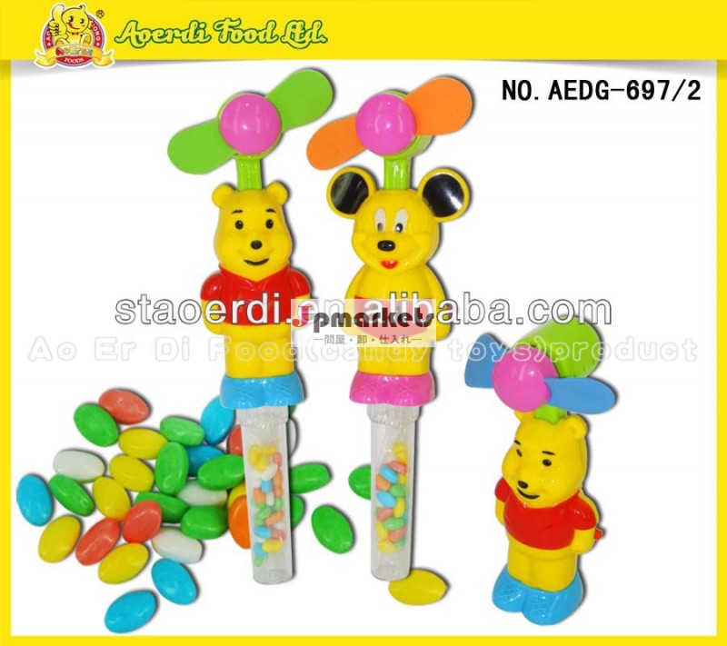 クマとミッキー電動ファン玩具菓子のチューブ問屋・仕入れ・卸・卸売り