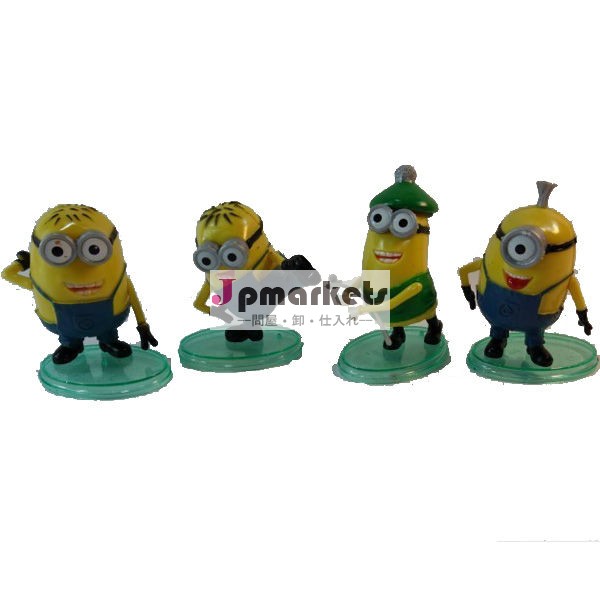 despicable私23d目ミニフィギュアホルヘデイブ4個のセットのおもちゃ8cm緩い問屋・仕入れ・卸・卸売り