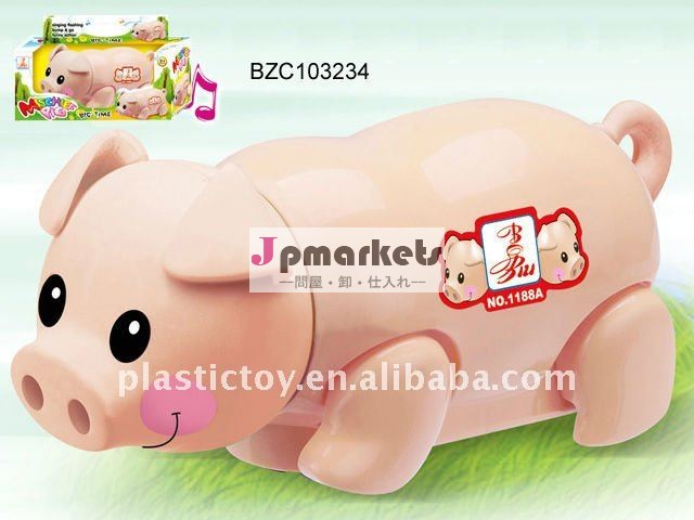 赤ちゃん電子プラスチックbzc103234豚おもちゃ問屋・仕入れ・卸・卸売り