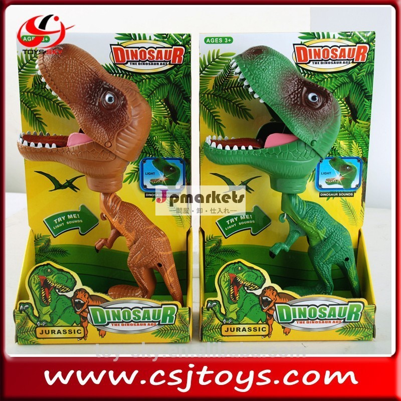 熱い販売の動物のおもちゃプラスチック製の恐竜のおもちゃ子供のための光集積回路付問屋・仕入れ・卸・卸売り