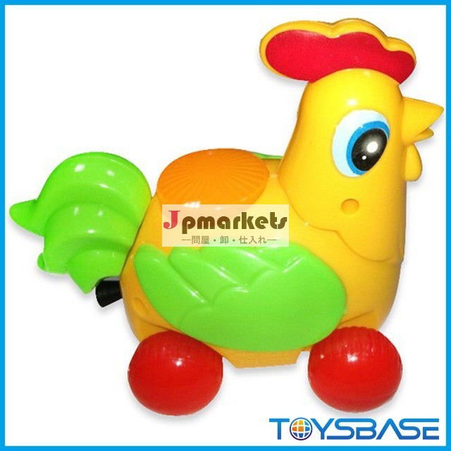 プルライン子供のための小さなプラスチックのおもちゃの鶏問屋・仕入れ・卸・卸売り