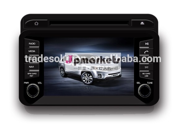 起亜ソレントのためのgps付き車載用dvd2015、 ブルートゥース、 ipodの、 ピップ、 ゲーム、 デュアルゾーン、 ステアリングホイールコントロール問屋・仕入れ・卸・卸売り