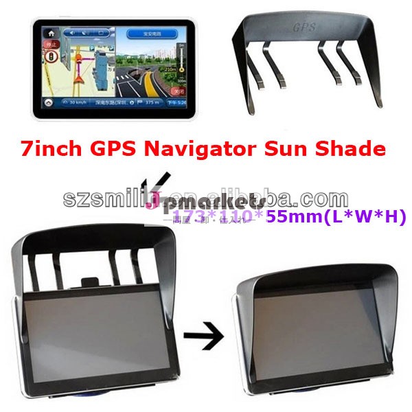 最新の7アップグレードインチ車gpsの操縦士の画面の太陽日陰問屋・仕入れ・卸・卸売り