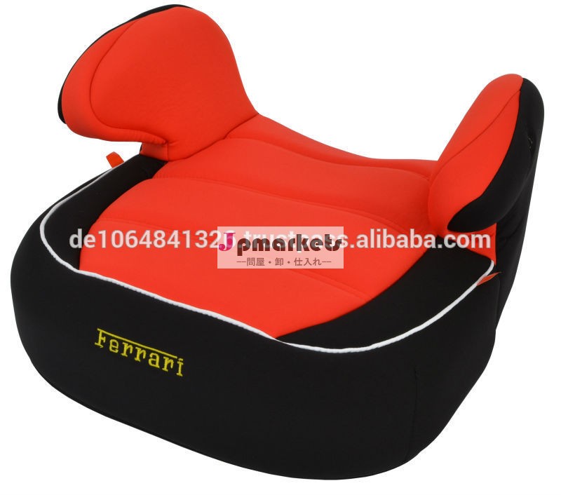 フェラーリの赤ん坊のカーシートの夢spブースター赤15〜36キロ※年齢層:ii/iii※ecer44/04問屋・仕入れ・卸・卸売り