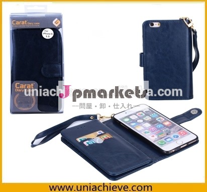 Iphone用ケース6s/iphone6sプラス、 puレザー財布カードとフリップケース-携帯電話ハウジング問屋・仕入れ・卸・卸売り