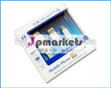 携帯電話hdテレビmedialin用hdmiケーブルにマイクロusb3.0s5三星銀河-データケーブル問屋・仕入れ・卸・卸売り
