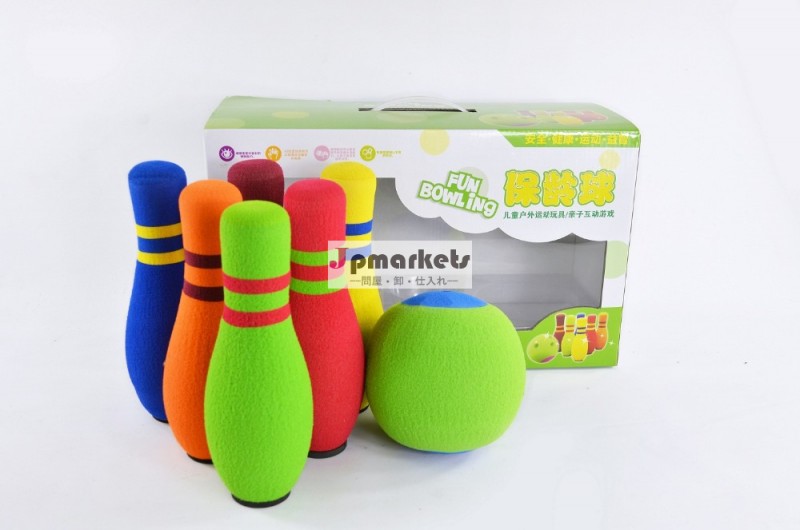 ホット!!! 新しいデザイン2015ゴム発泡体のボーリングのピンbowlingsと屋内で子供のためのボール-ボーリング問屋・仕入れ・卸・卸売り