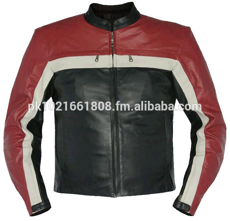 男性の革のオートバイのジャケット-バイクウェア問屋・仕入れ・卸・卸売り