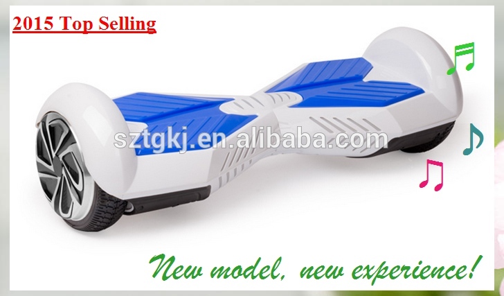 6.5インチ2輪電気スタンディングスクータースケートボードリモコンキーhoverboard一輪車ブルートゥーススピーカー音楽-電動スクーター問屋・仕入れ・卸・卸売り