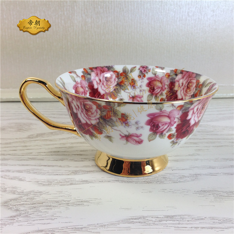 高品质玫瑰花图案コーヒーカップ-コーヒーセット、ティーセット問屋・仕入れ・卸・卸売り