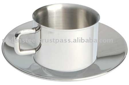 ステンレス鋼の茶/sauccer・コーヒーカップ-コーヒーセット、ティーセット問屋・仕入れ・卸・卸売り