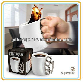 ユニークなデザイン拳セラミックコーヒーマグカップ-マグカップ問屋・仕入れ・卸・卸売り