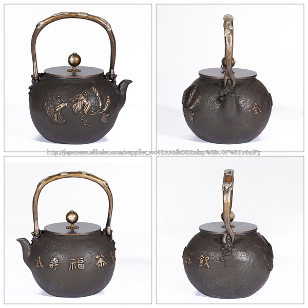 黒鋳鉄ティーポット, 最高品質の中国9-1.2l厚い鋳鉄製の紅茶ポット-コーヒーセット、ティーセット問屋・仕入れ・卸・卸売り