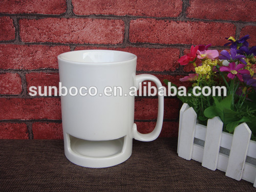潮州300ミリリットル白磁器のコーヒーマグビスケットポケット-マグカップ問屋・仕入れ・卸・卸売り