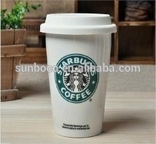 二重壁磁器蓋スターバックスのコーヒーカップを持つ-マグカップ問屋・仕入れ・卸・卸売り