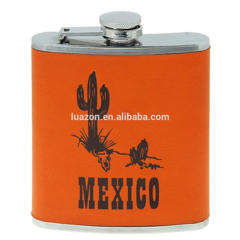 革色のメキシコ7オンスフラスコ-スキットル問屋・仕入れ・卸・卸売り