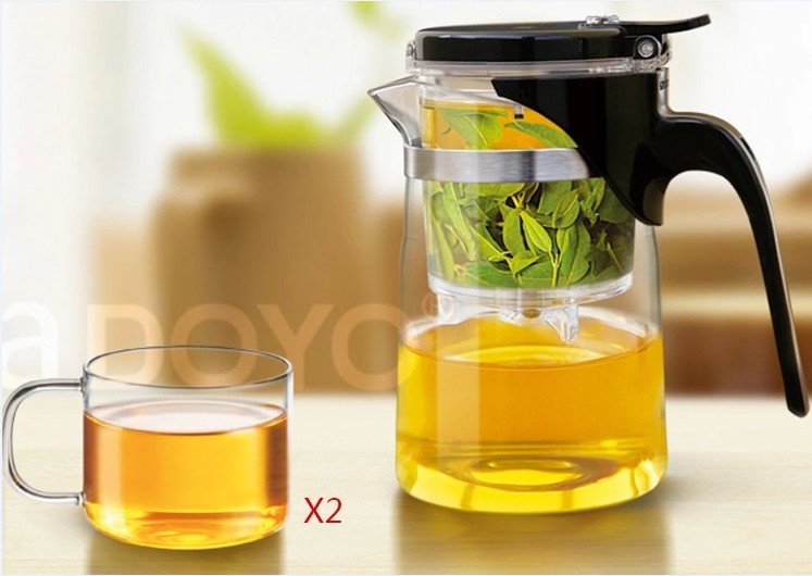ホット! ファッショナブルな透明なガラスのティーサービスsamadoyo/お茶セット-ポット、やかん問屋・仕入れ・卸・卸売り