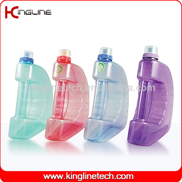 ユニークな形状エルゴ1.8リットルプラスチック製の水ボトルを持つメーカースパイラル蓋( kl- wb013)-ポット、やかん問屋・仕入れ・卸・卸売り