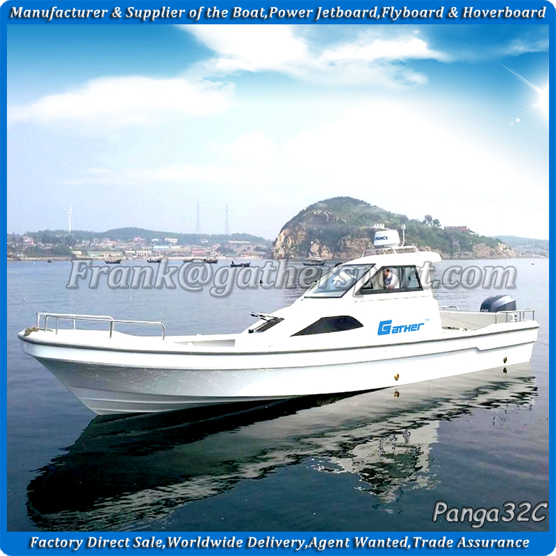ギャザー32フィートフィッシングボート、 フィッシングボート販売のための、 グラスファイバーの漁船-フィッシングボート問屋・仕入れ・卸・卸売り