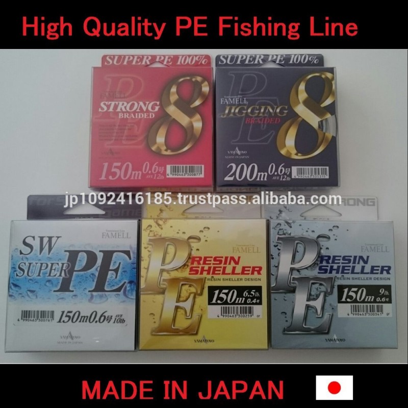 使いやすい日本製ポリエチレン編組の釣り糸のリーズナブルな価格で短納期-釣り糸問屋・仕入れ・卸・卸売り