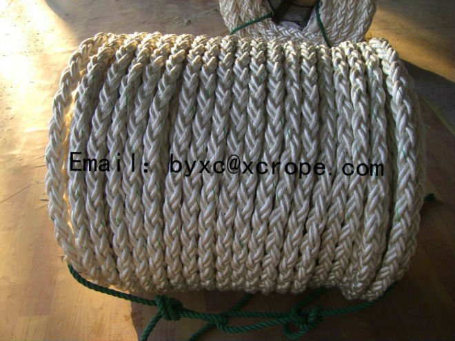 船のためのナイロン編みこみのロープか海洋ロープまたは係留ロープ-ロープ問屋・仕入れ・卸・卸売り
