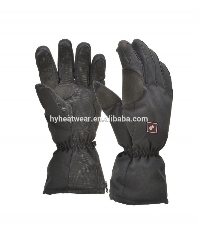 最高の販売の黒のウィンターグローブ手袋/オートバイグローブ電熱充電式-スキーグローブ問屋・仕入れ・卸・卸売り