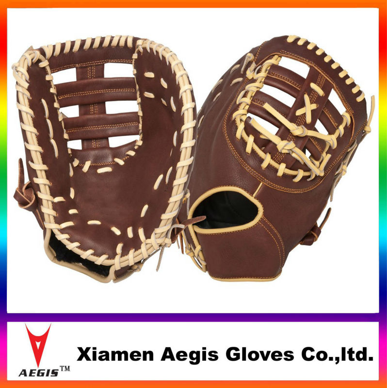 カスタム高品質明るい茶色の革の野球グローブ、 カスタムの野球グローブ、-野球、ソフトボール用品問屋・仕入れ・卸・卸売り
