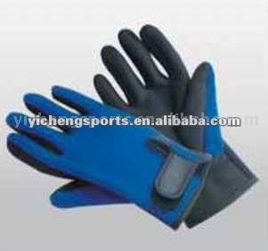 青および黒いネオプレンの防水スポーツの手袋-アクアグローブ問屋・仕入れ・卸・卸売り