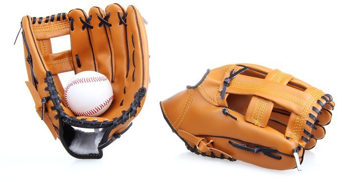 グレインレザー野球手袋茶色の革の野球グローブサプライヤー-野球、ソフトボール用品問屋・仕入れ・卸・卸売り