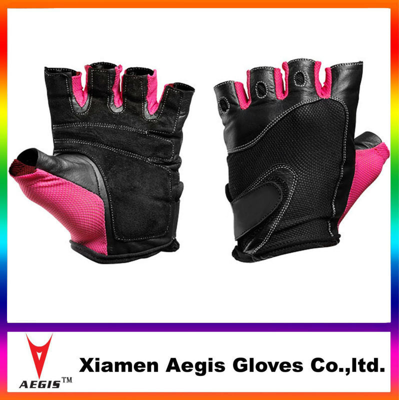 カスタムの女性ジムの手袋、 抗- スキップ通気ジムフィットネス手袋、 ジムの手袋-ウエイトリフティング用品問屋・仕入れ・卸・卸売り