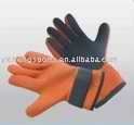 黒くか黒いネオプレンの防水ダイビングの手袋-アクアグローブ問屋・仕入れ・卸・卸売り
