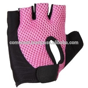 フィットネスギアの重量挙げレディース手袋ピンク-ウエイトリフティング用品問屋・仕入れ・卸・卸売り