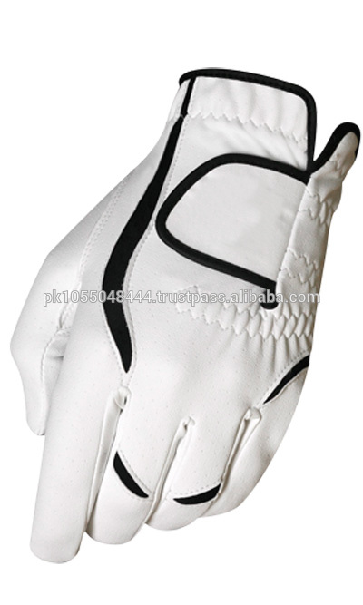 黒と白のアウトライン良質のゴルフ手袋で利用できる競争力のある価格とカスタマイズ-ゴルフグローブ問屋・仕入れ・卸・卸売り