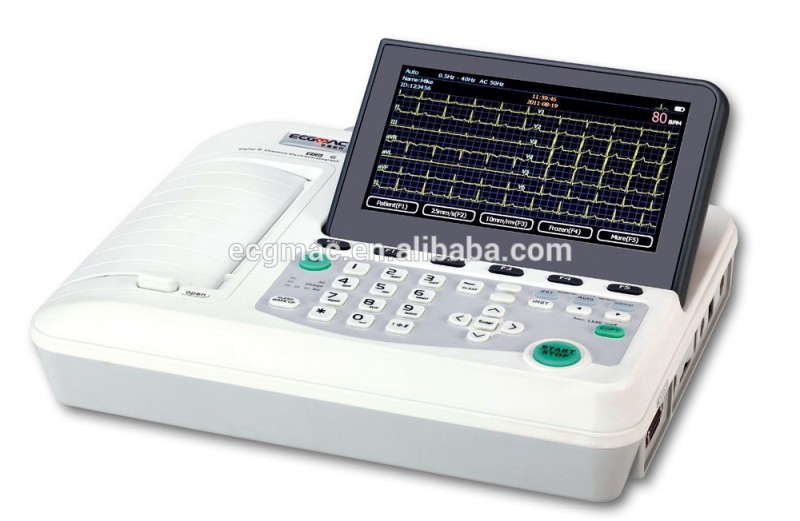 自動化された携帯型除細動器付き7インチ画面と高解像度6- チャンネル解釈心電図のマシン-臨床分析関連製品問屋・仕入れ・卸・卸売り