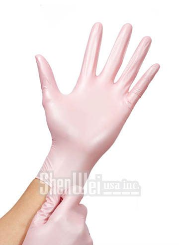真珠光沢プレミアム- ニトリル試験検査用手袋パウダーフリー-使い捨て可能な婦人科の検査問屋・仕入れ・卸・卸売り