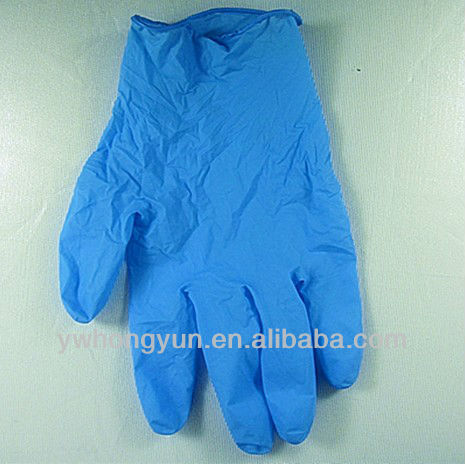 青い色使い捨てニトリル手袋-使い捨て可能な婦人科の検査問屋・仕入れ・卸・卸売り