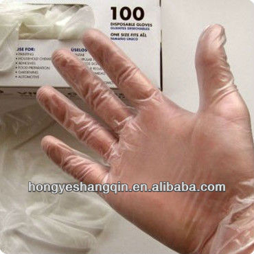 ビニール手袋清潔な/使い捨てビニール試験手袋-医学の吸収性の縫合線問屋・仕入れ・卸・卸売り