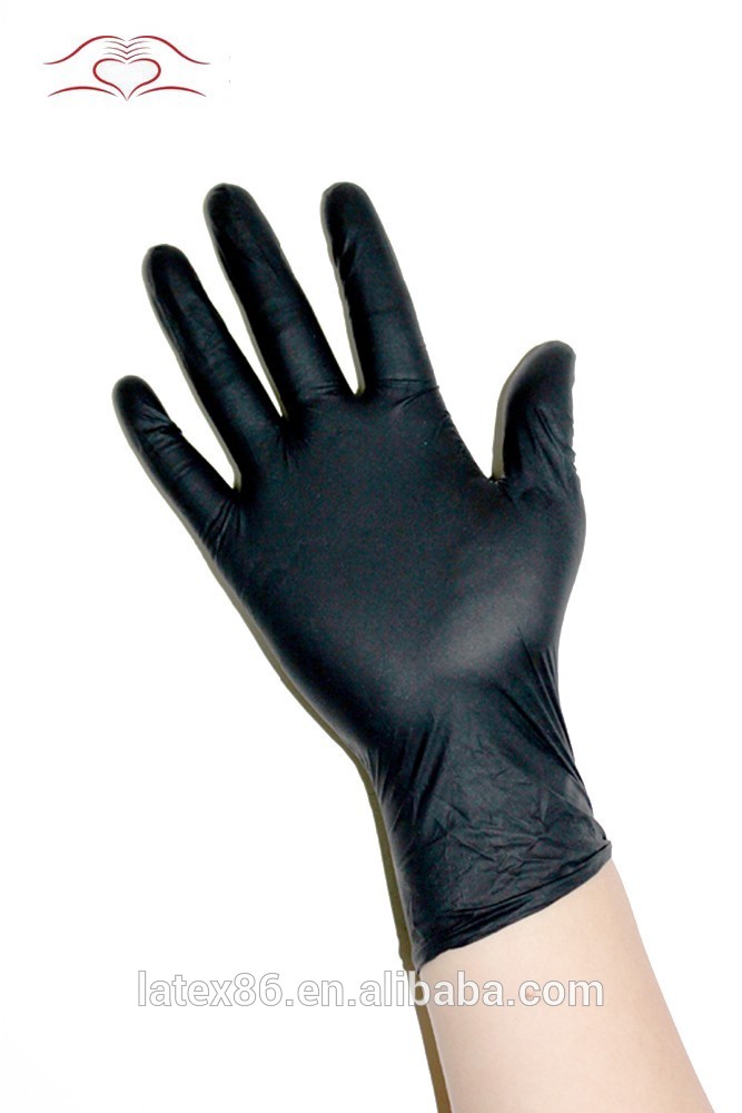 黒の質感9インチパウダーフリーニトリル検査用手袋-概要の医薬品問屋・仕入れ・卸・卸売り