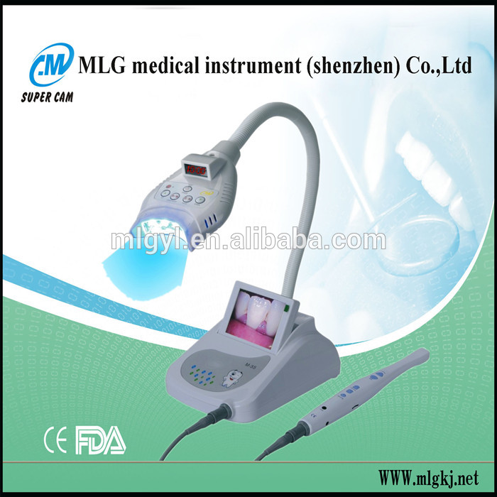 ポータブル歯科ledスーパーカムm-55歯ホワイトニングテーブルの上に/歯科サプライヤー-歯科ドリル及び付属品問屋・仕入れ・卸・卸売り